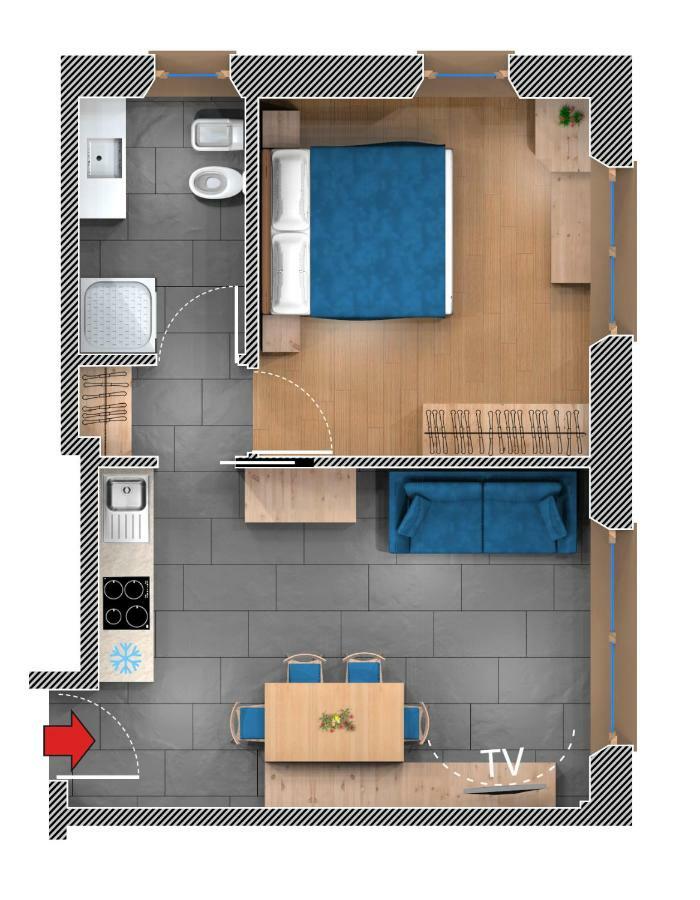 Casa Giusto Lejlighed Livigno Eksteriør billede